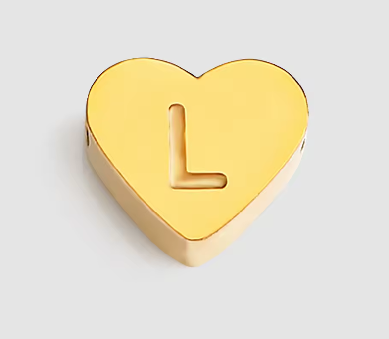 Heart Letter Necklace 1-5 Letters