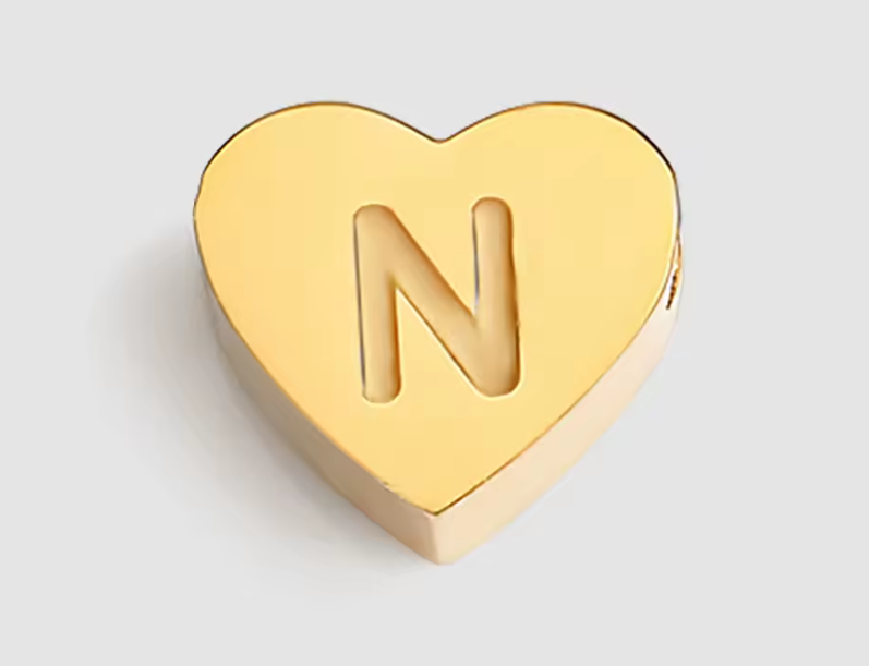 Heart Letter Necklace 1-5 Letters