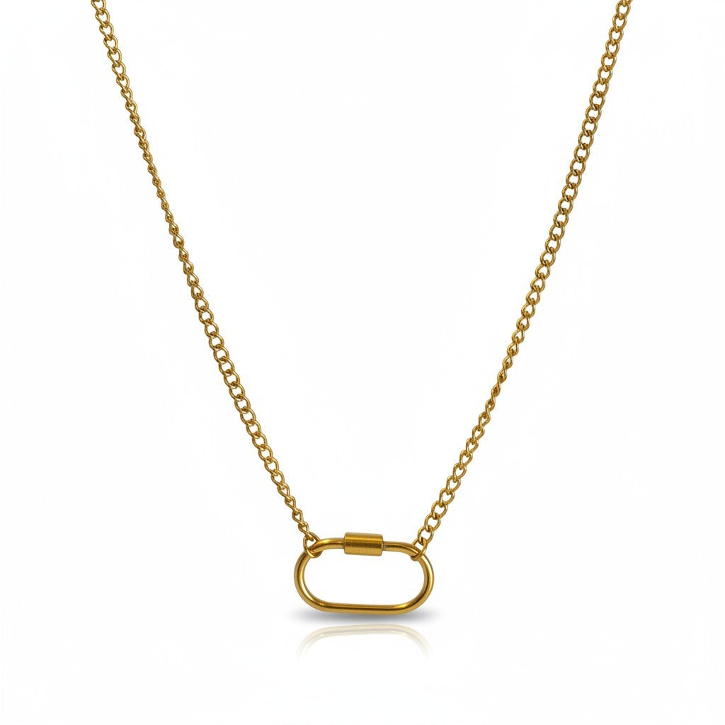 Carabiner Link Necklace