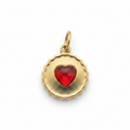 gold-waterproof-jammy-dodger-charm-necklace