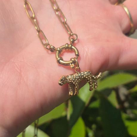 waterproof-gold-leopard-necklace